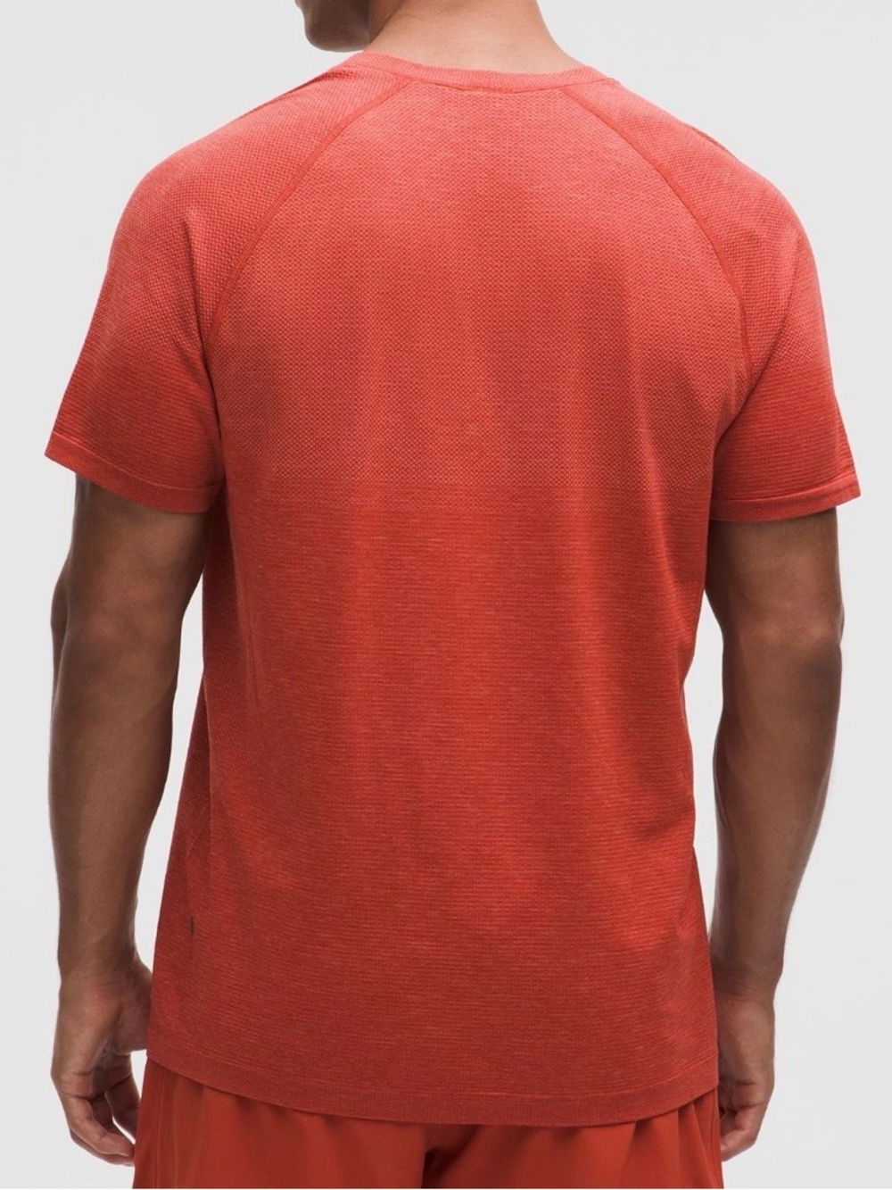 Lululemon Metal Vent Tech Short Sleeve ~ 2XL ~ Rustic Coral / Dare Devil - Picture 10 of 11